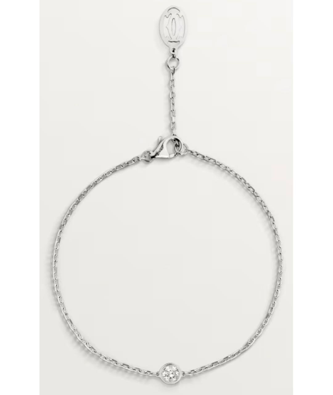 CARTIER Белый браслет из белого золота, фото 8