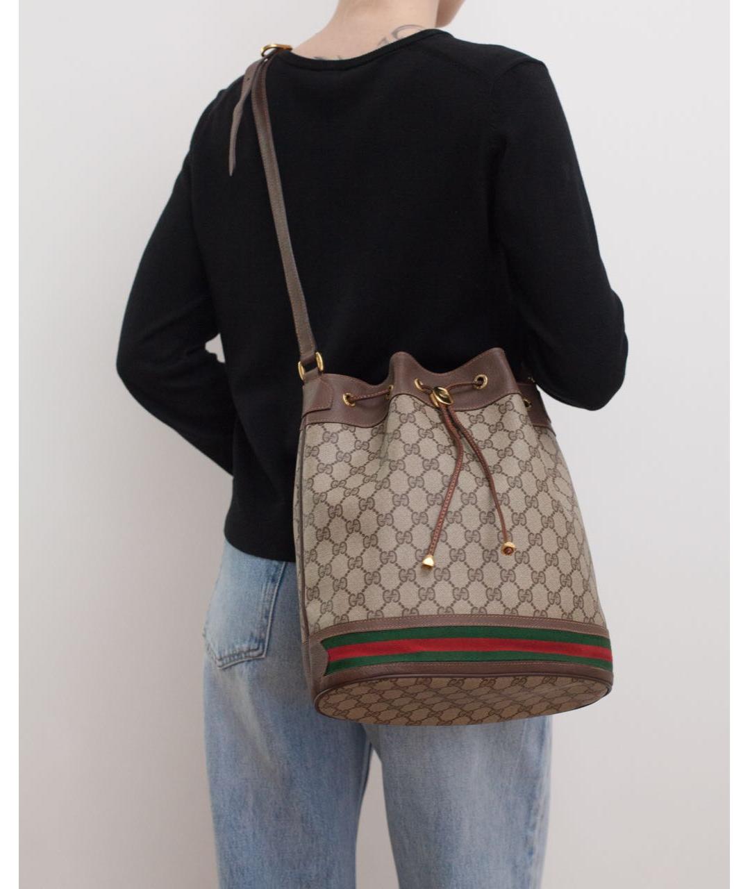 GUCCI Бежевая сумка через плечо, фото 4