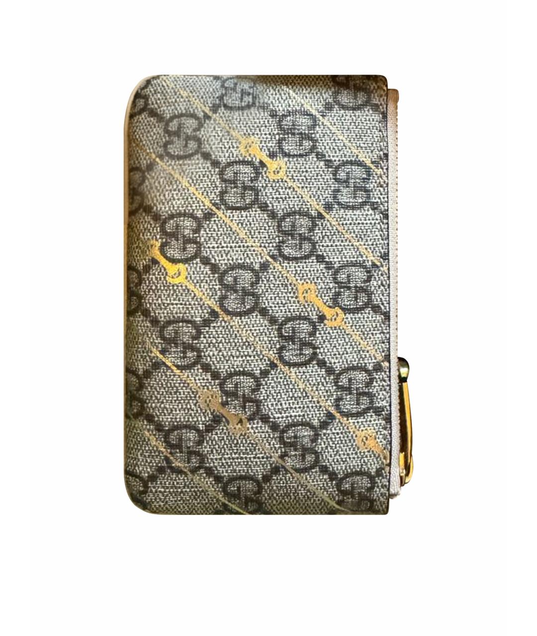 GUCCI Бежевая визитница, фото 1