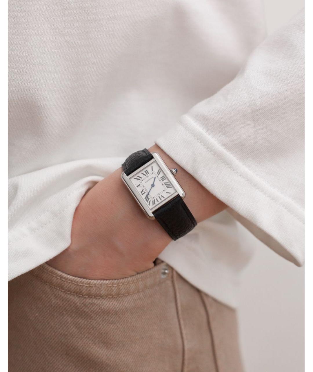 CARTIER Серебряные часы, фото 7