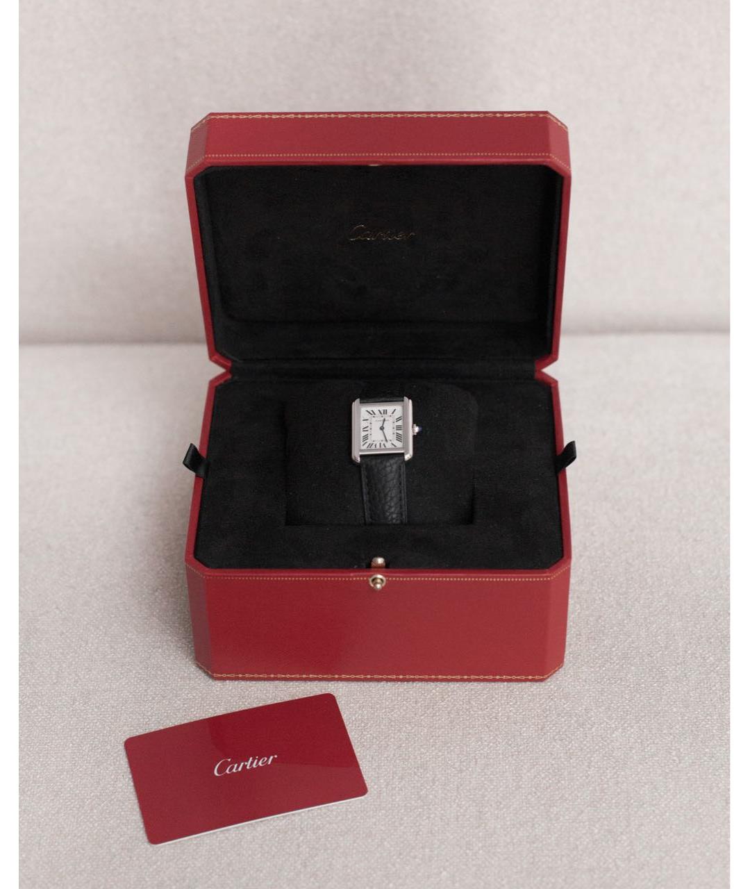 CARTIER Серебряные часы, фото 8