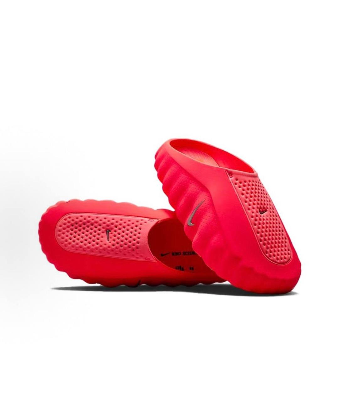 NIKE Красные шлепанцы, фото 3