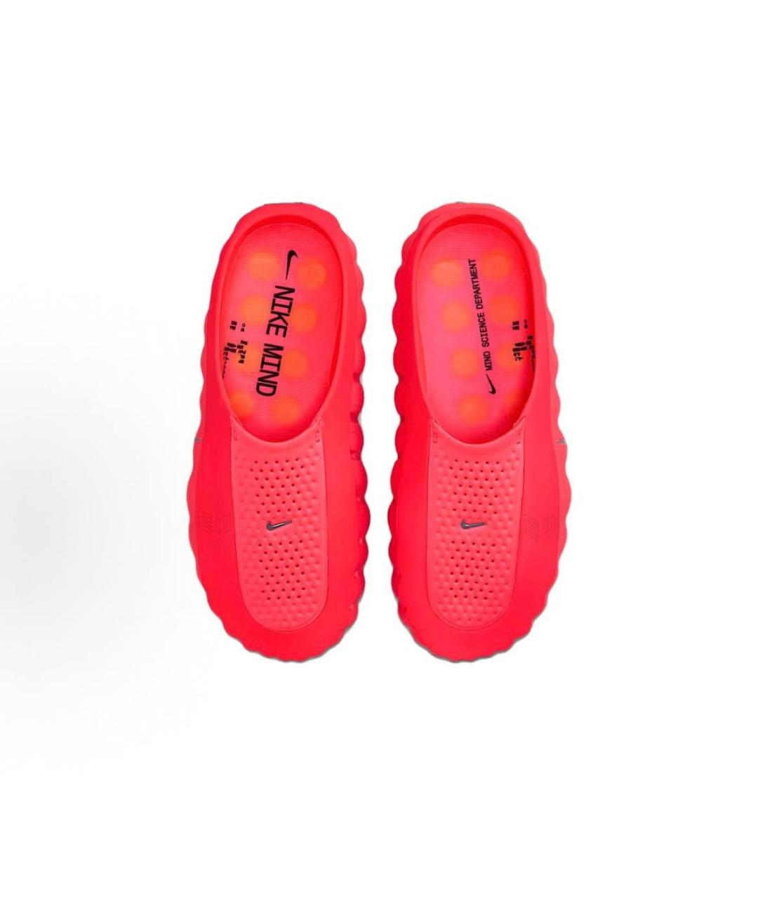 NIKE Красные шлепанцы, фото 4