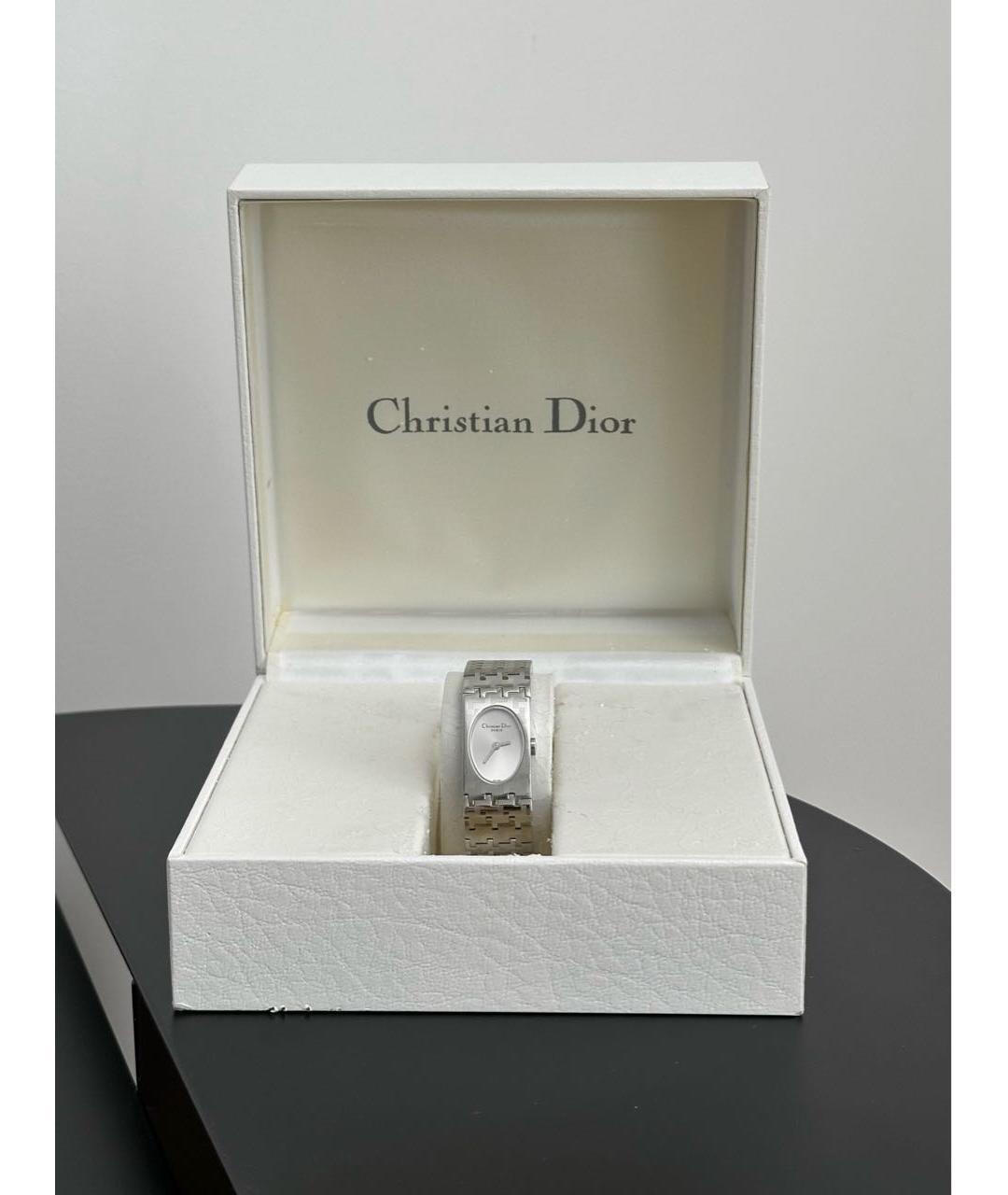 CHRISTIAN DIOR Серебряные стальные часы, фото 2