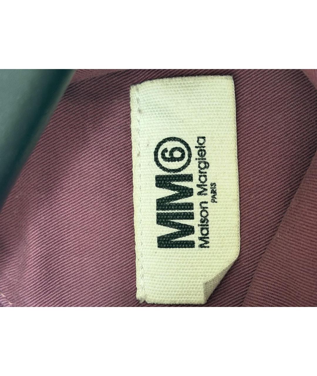 MM6 MAISON MARGIELA Фиолетовая деним сумка тоут, фото 6