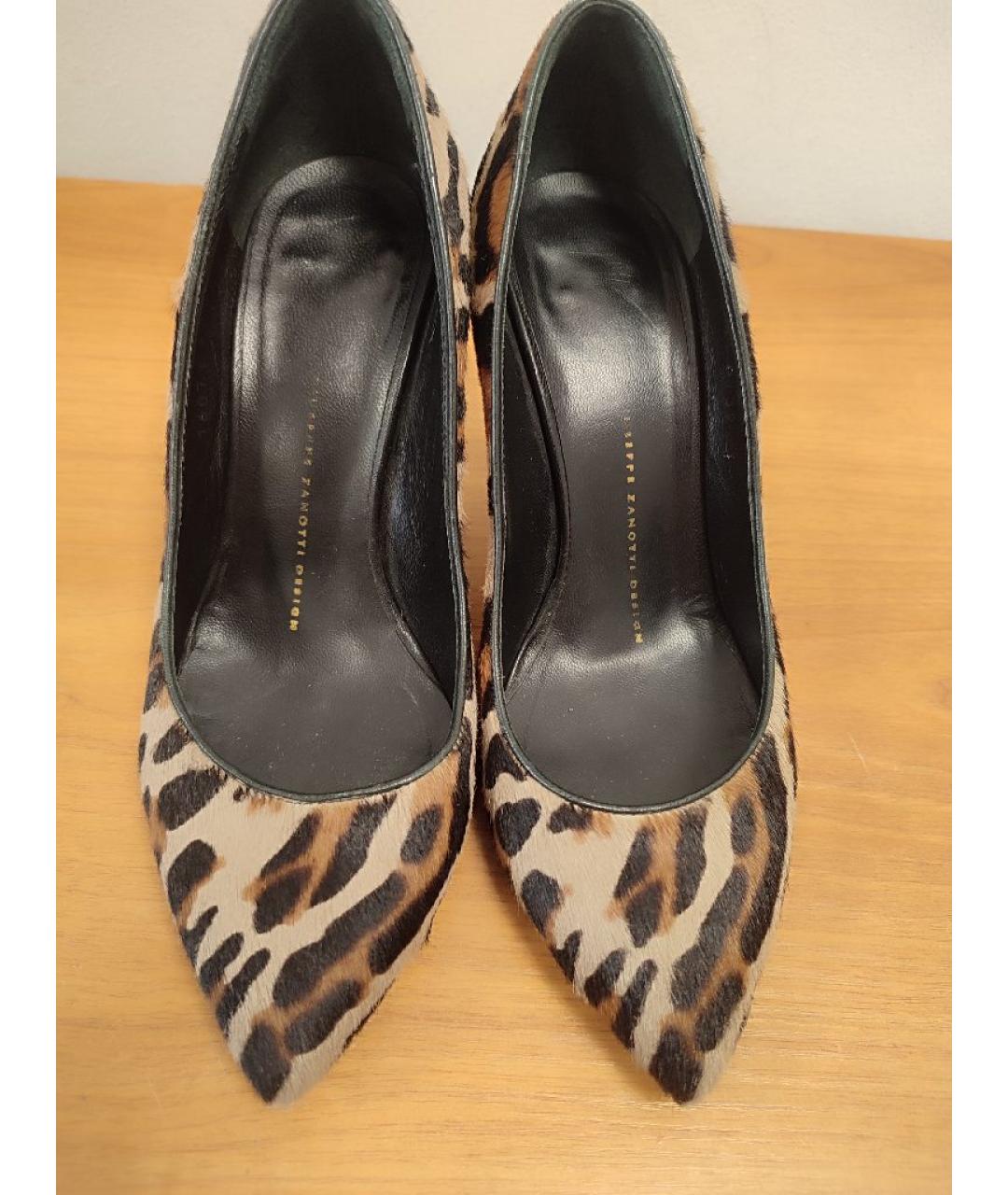 GIUSEPPE ZANOTTI DESIGN Мульти кожаные туфли, фото 2