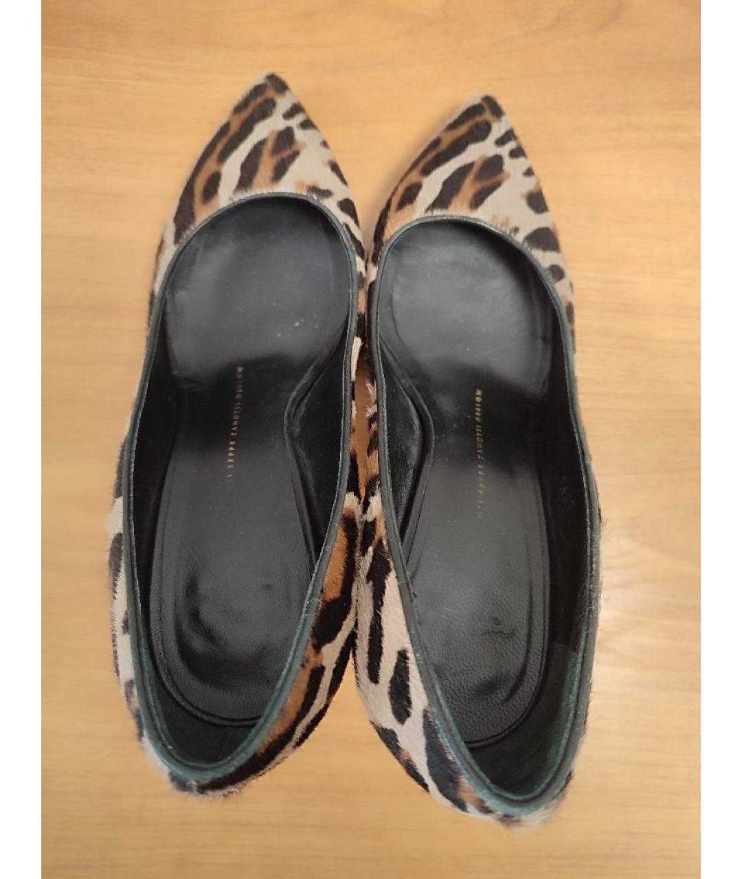 GIUSEPPE ZANOTTI DESIGN Мульти кожаные туфли, фото 3