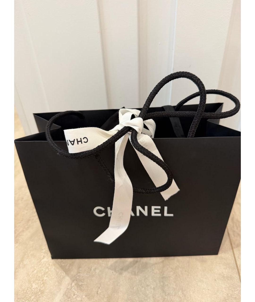 CHANEL Черные текстильные мюли, фото 6
