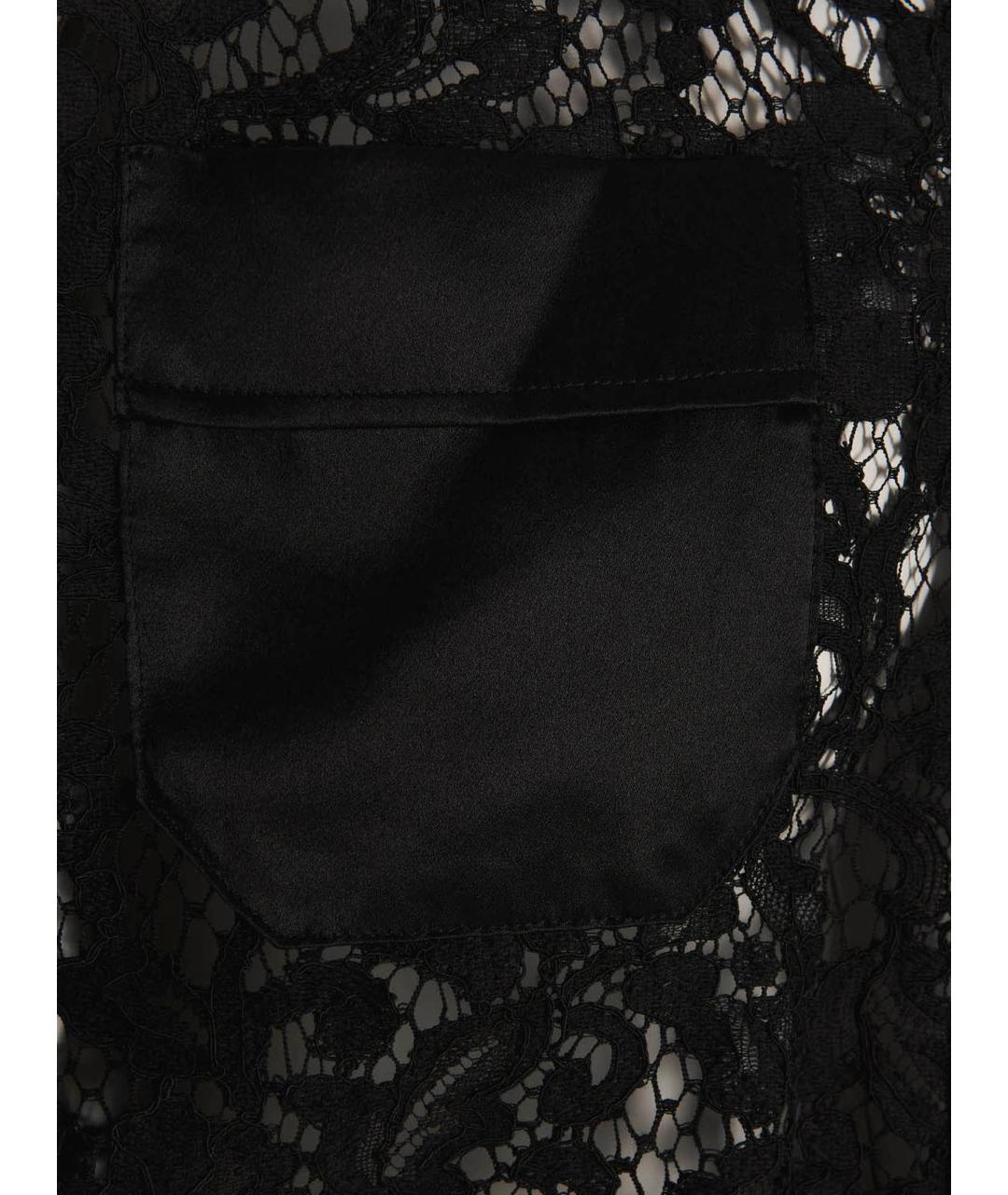 DOLCE&GABBANA Черный хлопковый комбинезон, фото 4