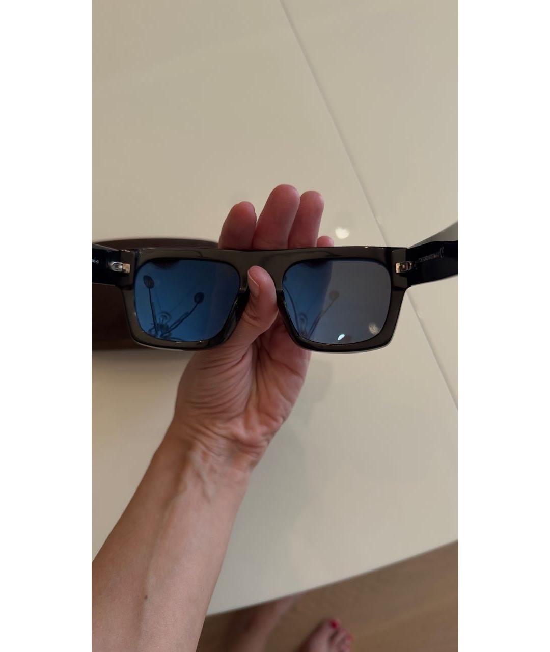 TOM FORD Черные пластиковые солнцезащитные очки, фото 4