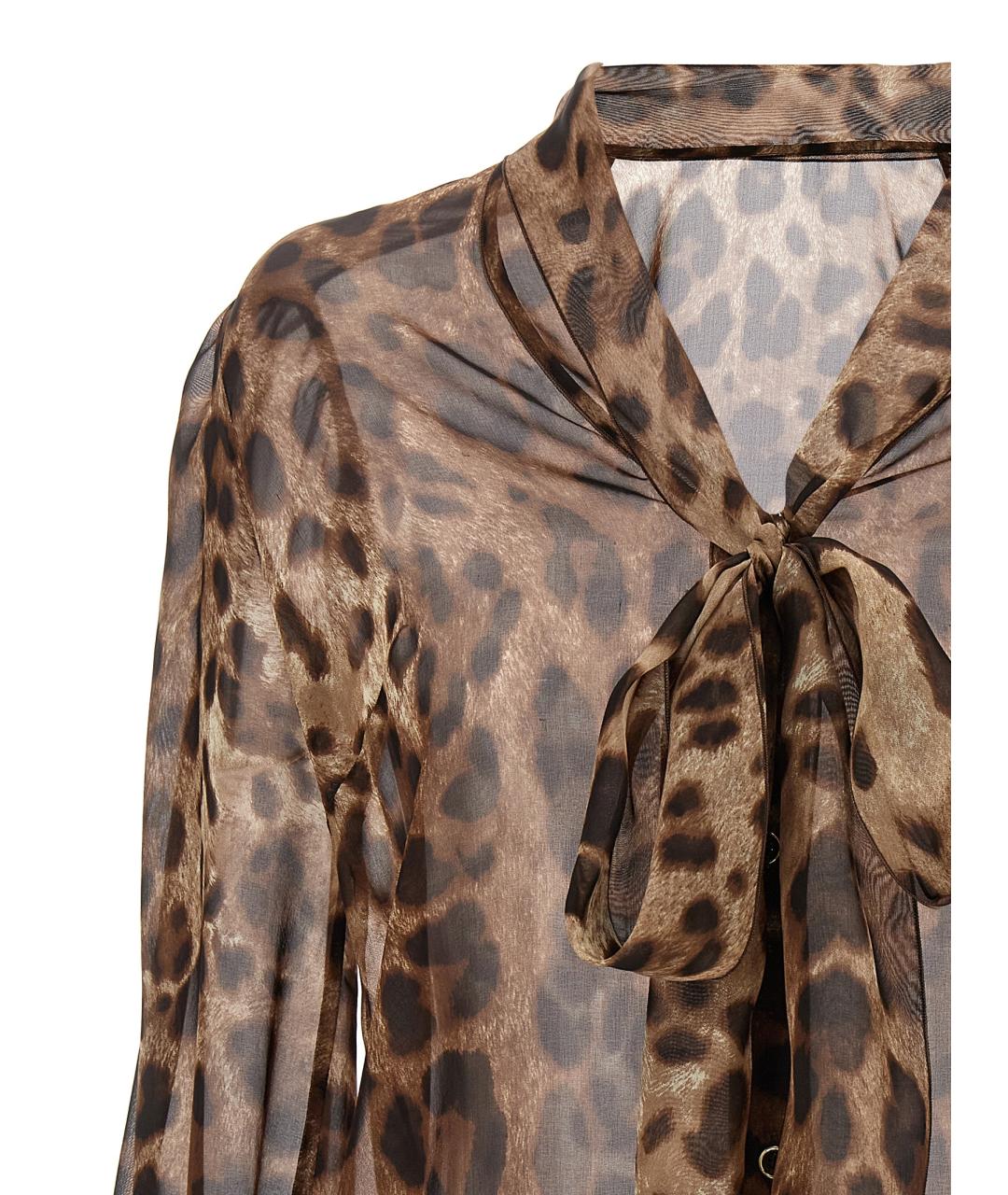 DOLCE&GABBANA Мульти шелковая блузы, фото 3