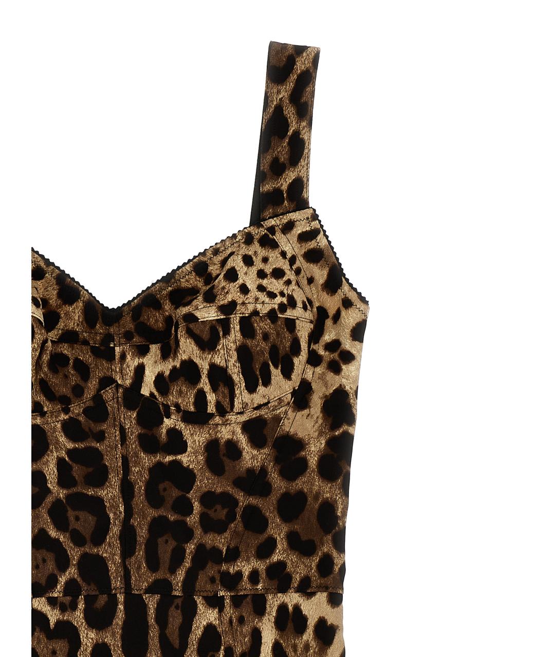 DOLCE&GABBANA Мульти шелковое боди, фото 3