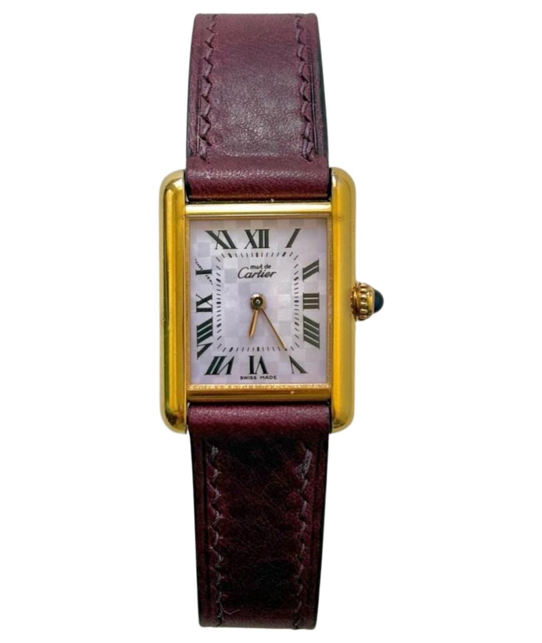 CARTIER Золотые позолоченные часы, фото 1