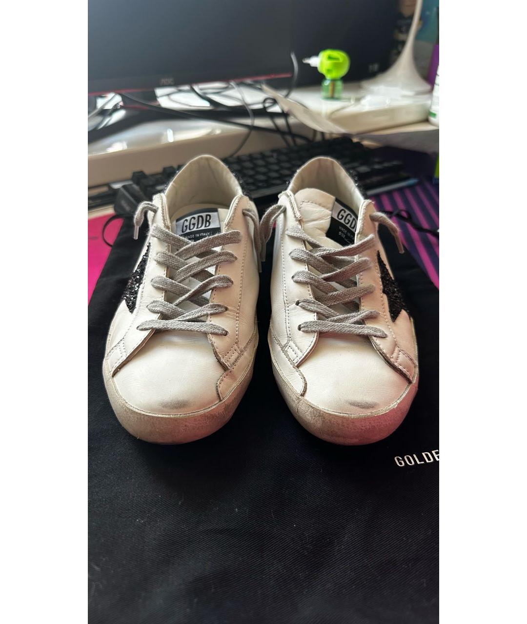 GOLDEN GOOSE Белые кеды, фото 2