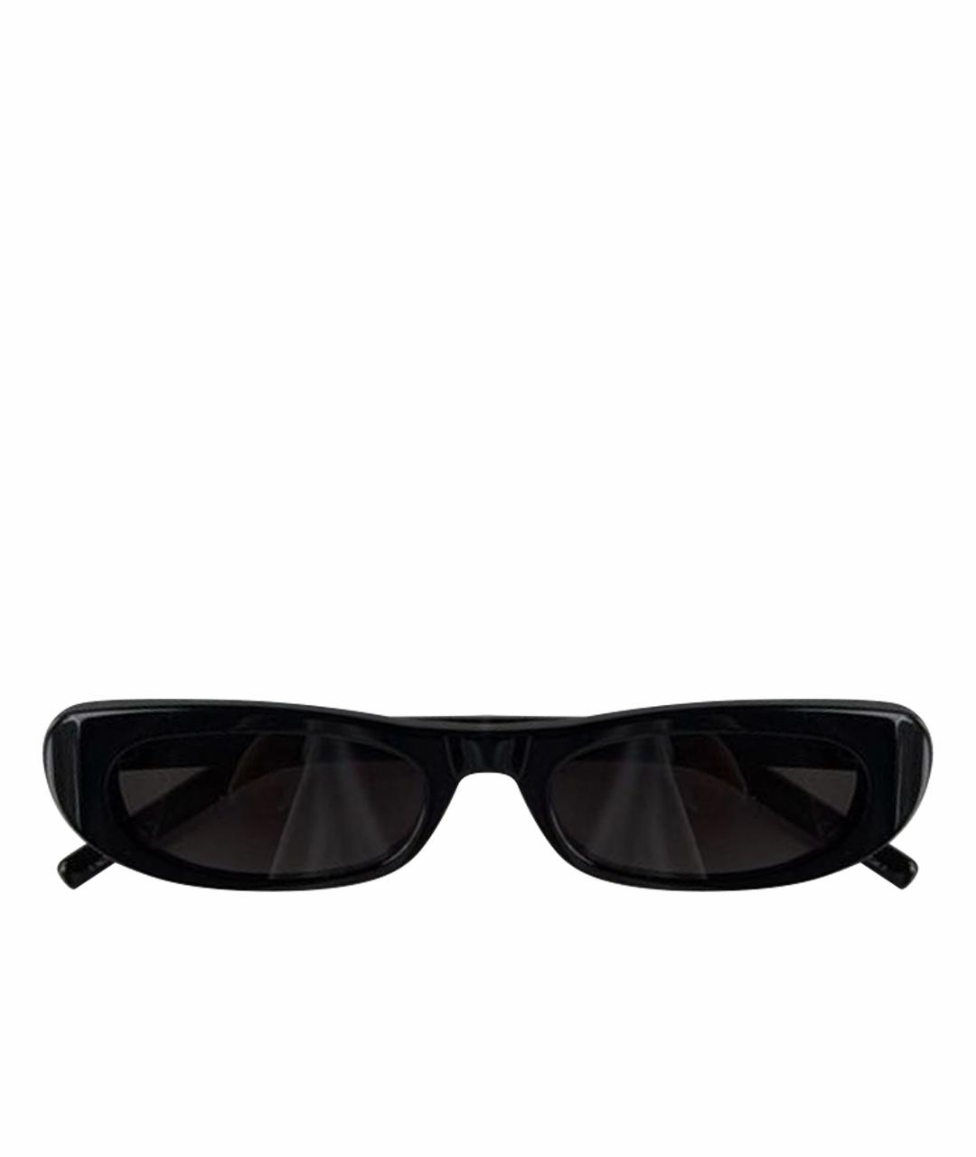 SAINT LAURENT Черные пластиковые солнцезащитные очки, фото 1