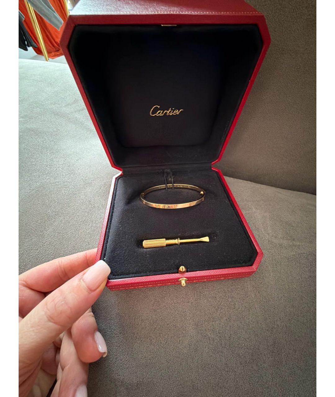 CARTIER Золотой браслет из желтого золота, фото 3