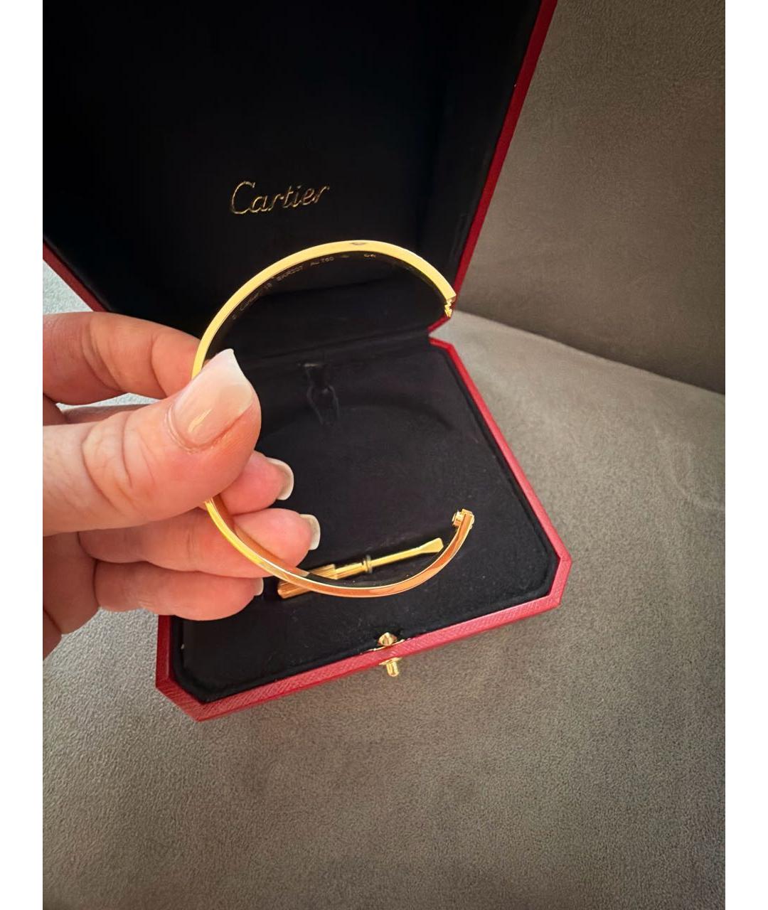 CARTIER Золотой браслет из желтого золота, фото 2