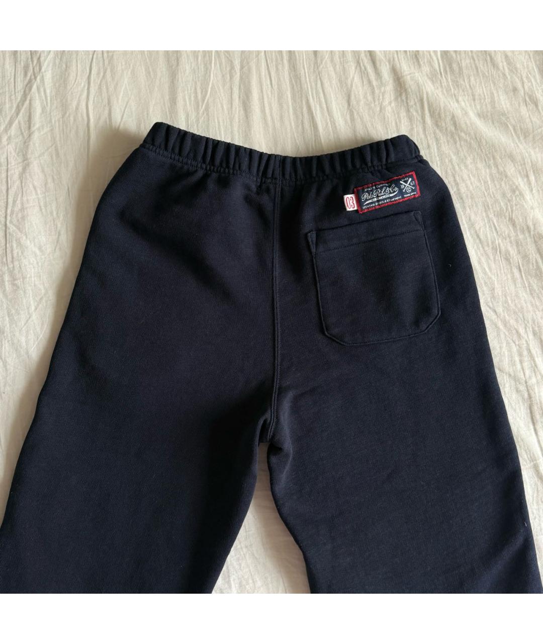 POLO RALPH LAUREN Темно-синие хлопковые брюки и шорты, фото 2