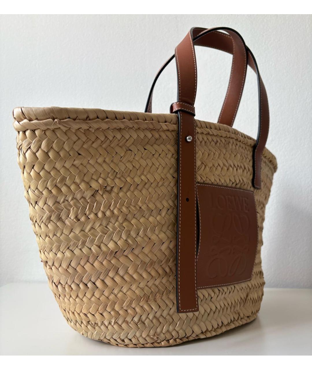 LOEWE Бежевая сумка тоут, фото 2