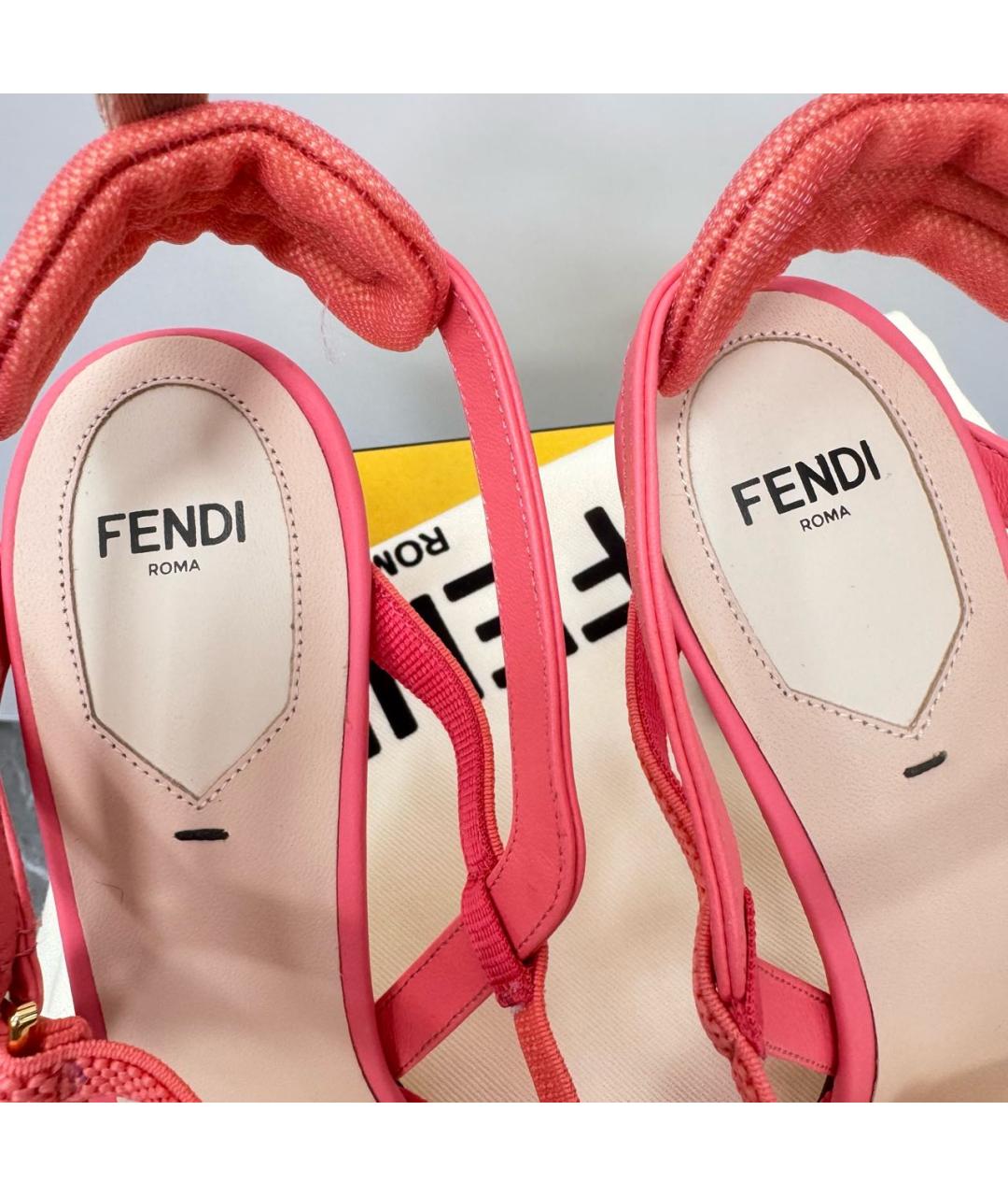 FENDI Коралловые босоножки, фото 3
