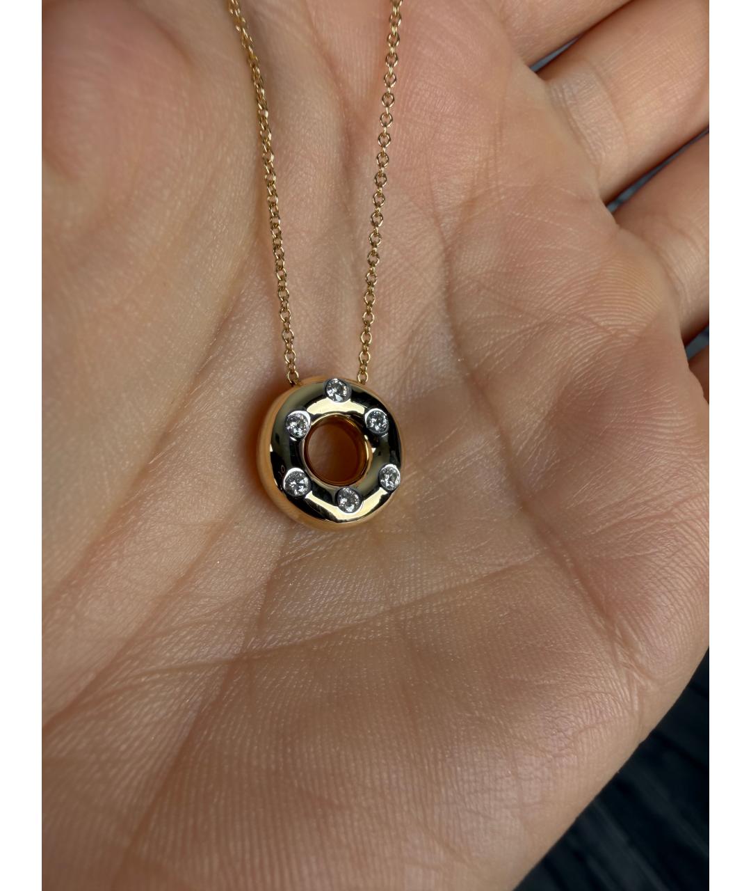 TIFFANY&CO Золотая подвеска из желтого золота, фото 3
