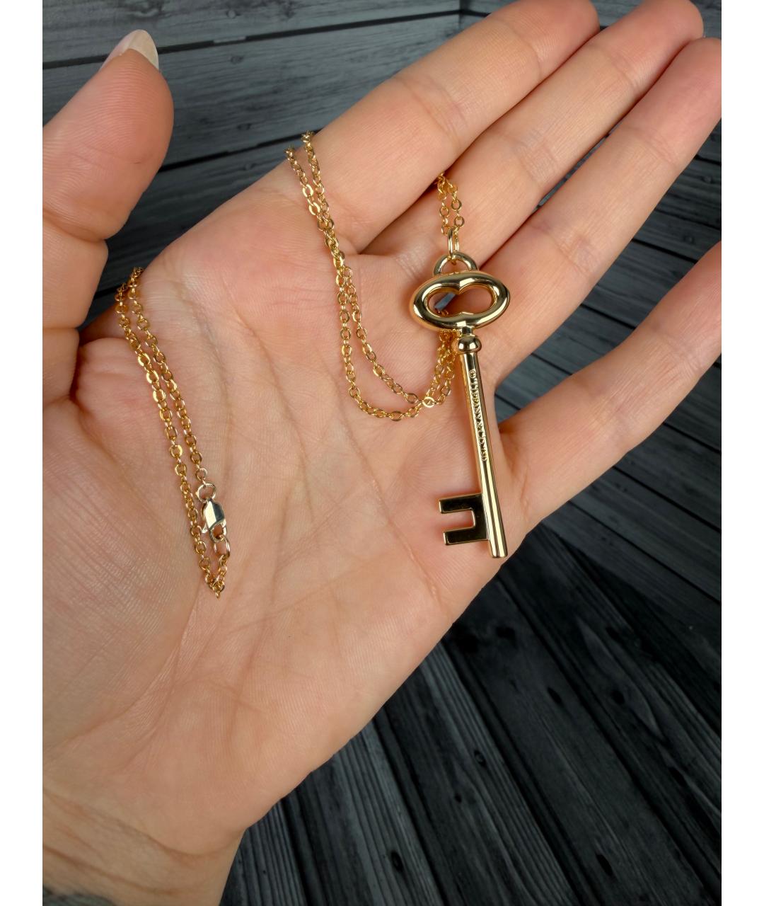 TIFFANY&CO Золотая подвеска из желтого золота, фото 2
