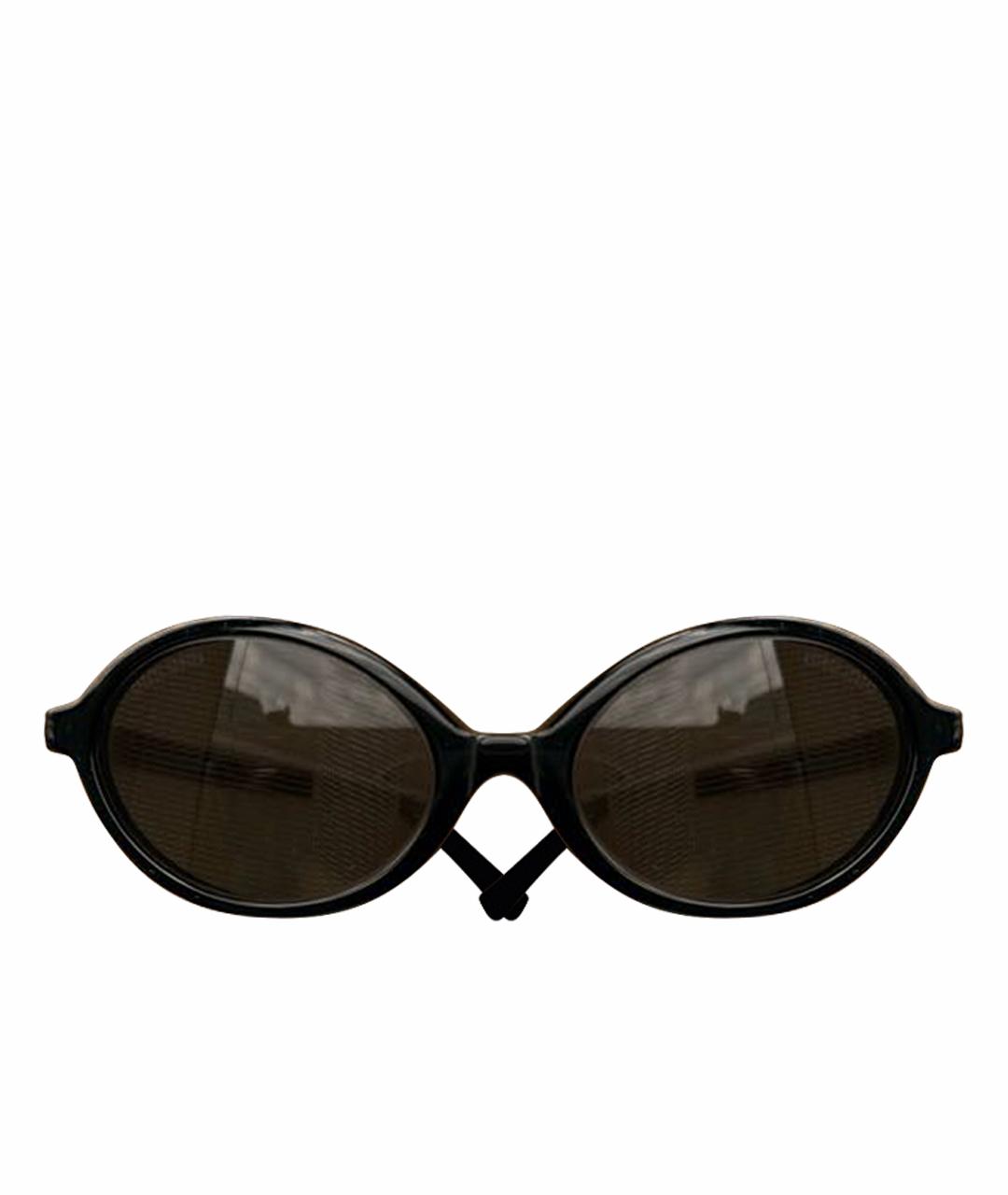 MIU MIU Черные пластиковые солнцезащитные очки, фото 1