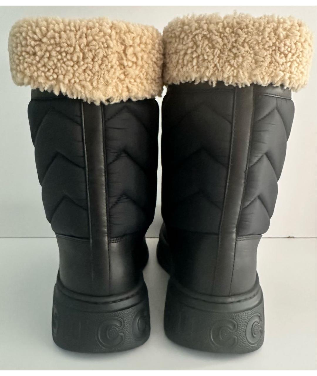 GUCCI Черные синтетические сапоги, фото 4