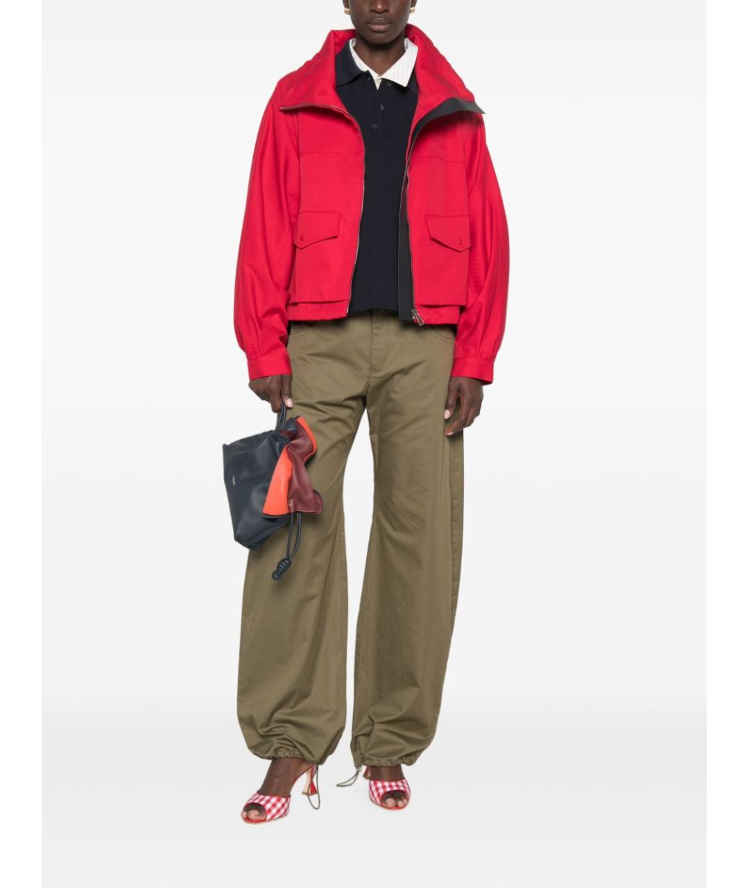 LOEWE Красная хлопковая куртка, фото 2