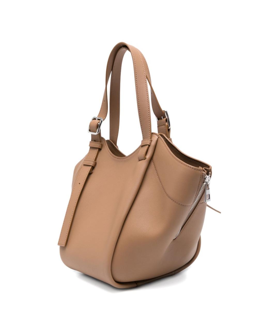 LOEWE Коричневая кожаная сумка тоут, фото 3