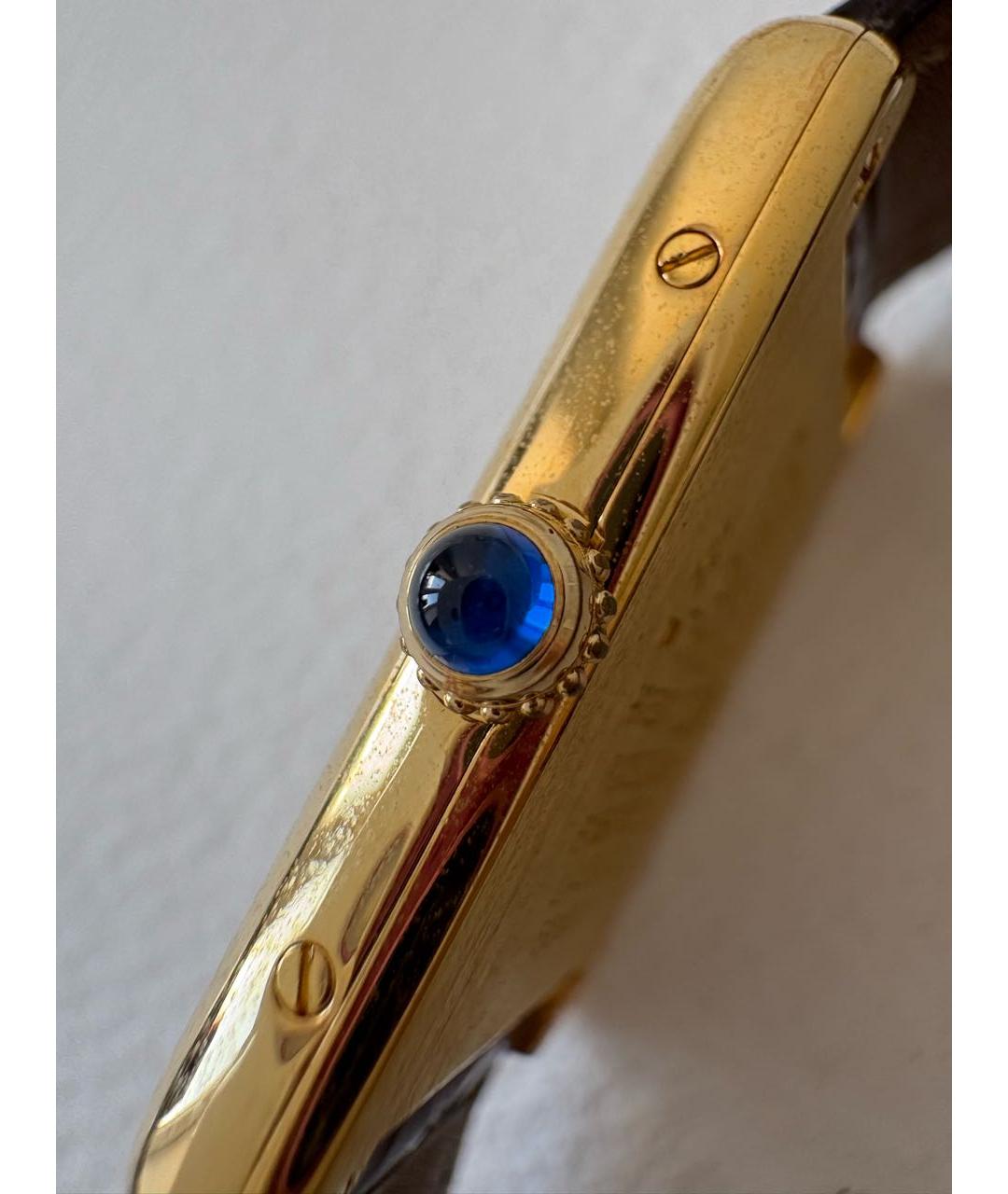 CARTIER Золотые позолоченные часы, фото 3