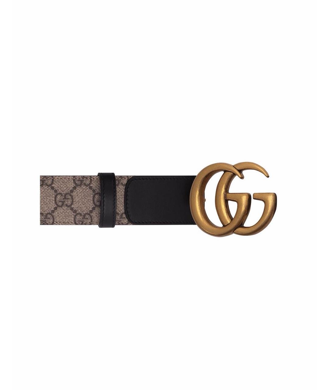GUCCI Черный кожаный ремень, фото 2