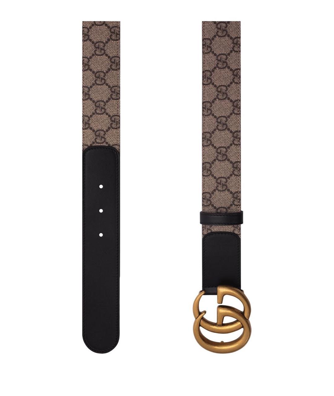 GUCCI Черный кожаный ремень, фото 4