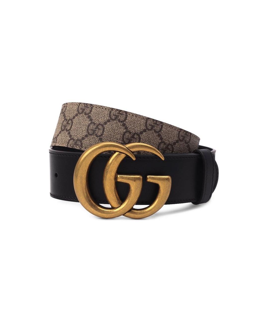 GUCCI Черный кожаный ремень, фото 7