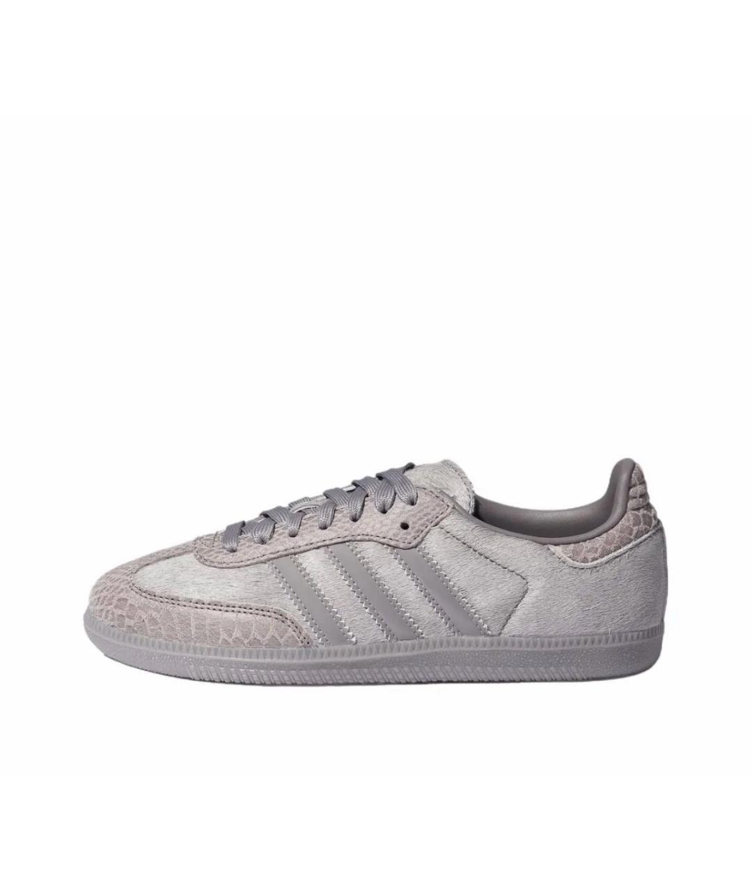 ADIDAS Серые текстильные кроссовки, фото 6