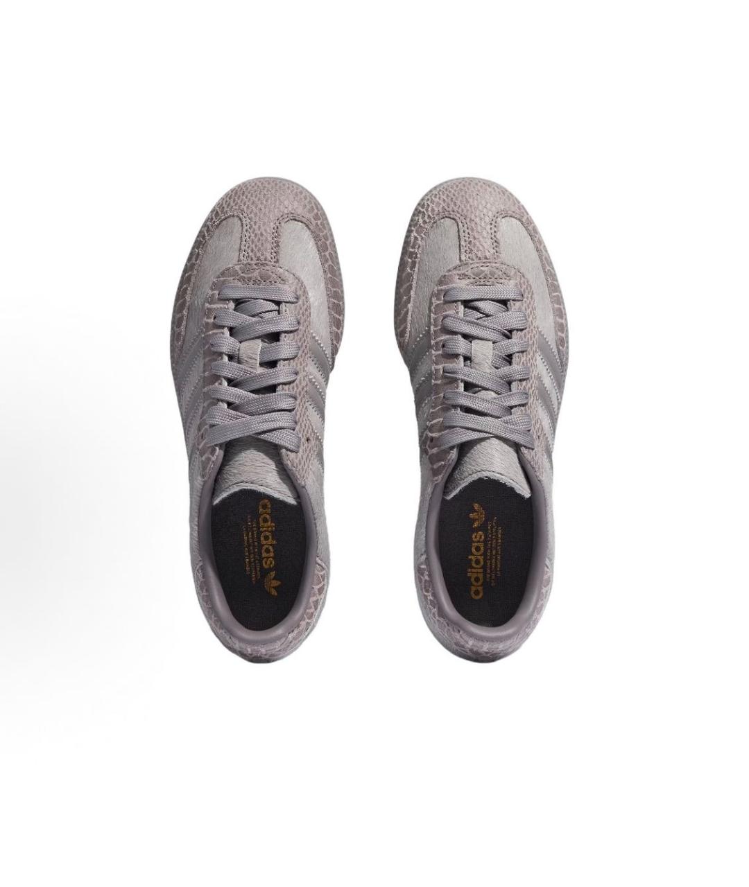 ADIDAS Серые текстильные кроссовки, фото 2