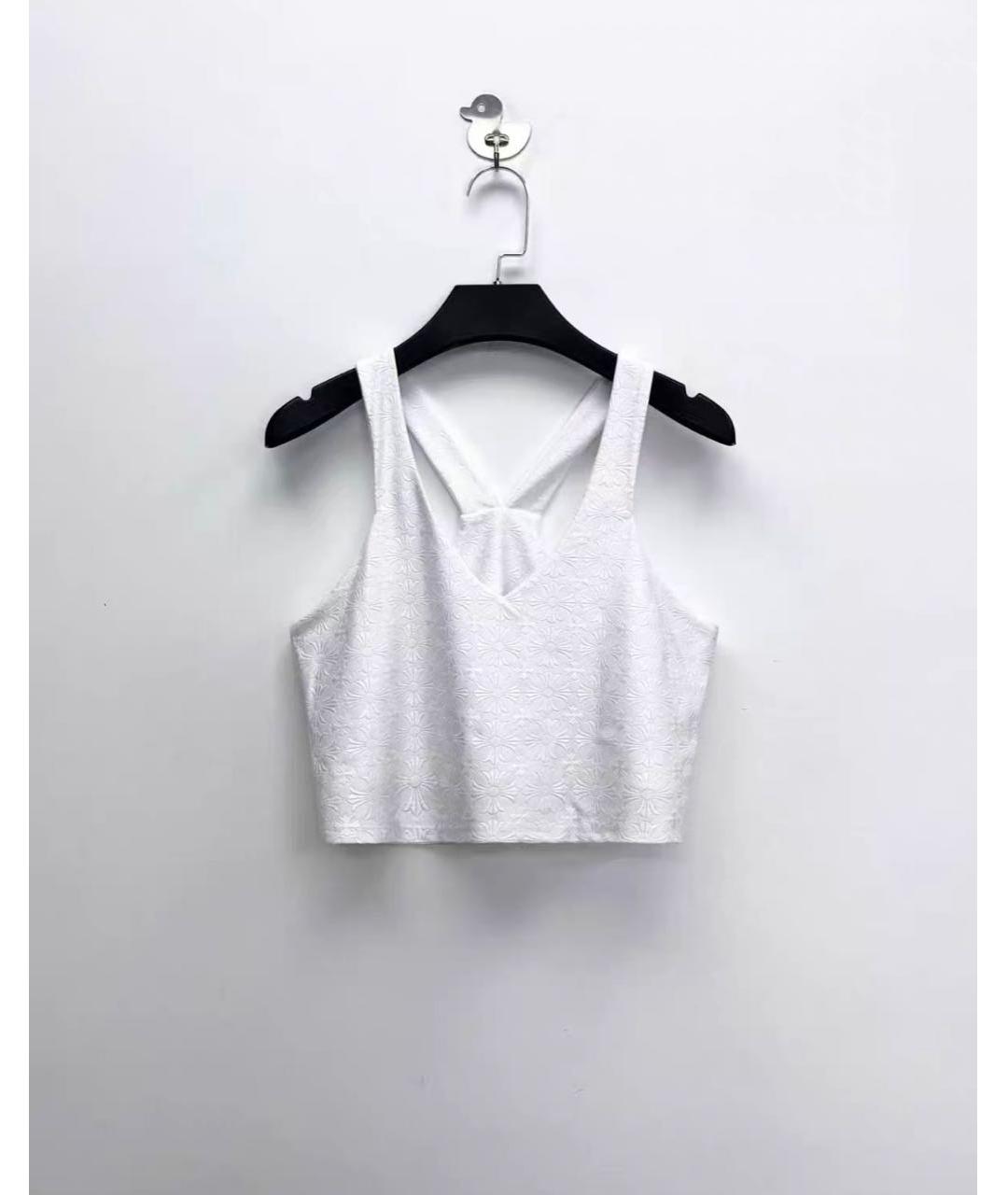 CHROME HEARTS Белый полиуретановый спортивные костюмы, фото 2