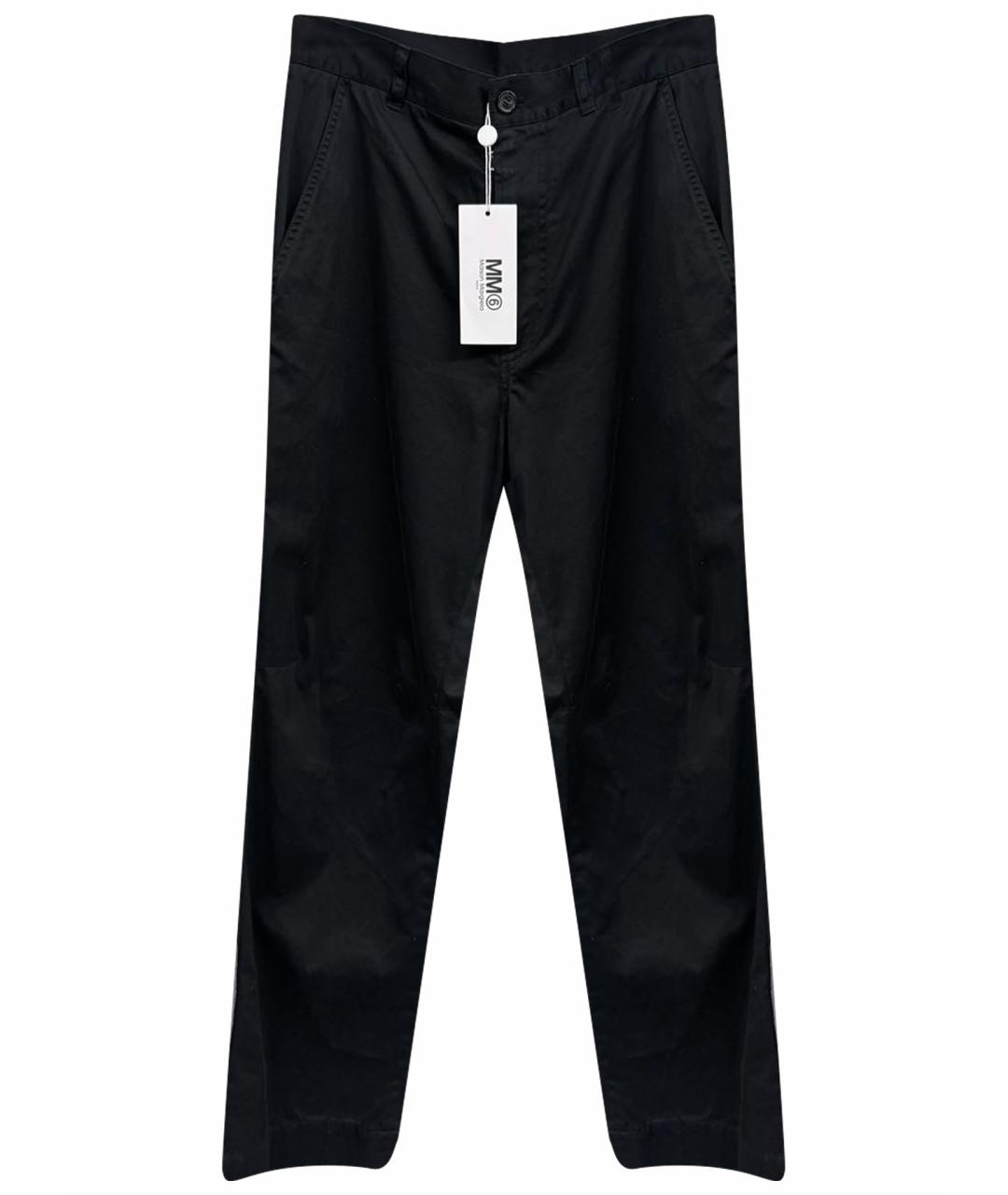 MAISON MARGIELA Темно-синие хлопковые повседневные брюки, фото 1