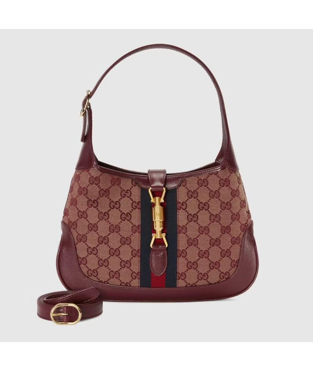 GUCCI Бордовая сумка с короткими ручками, фото 8
