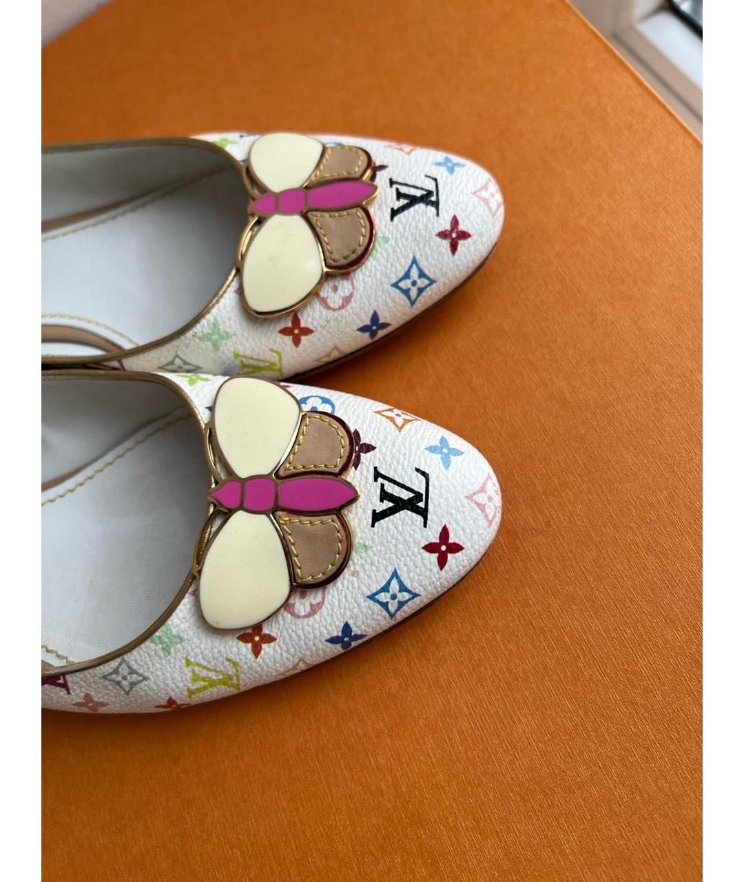 TAKASHI MURAKAMI Кожаные балетки, фото 4