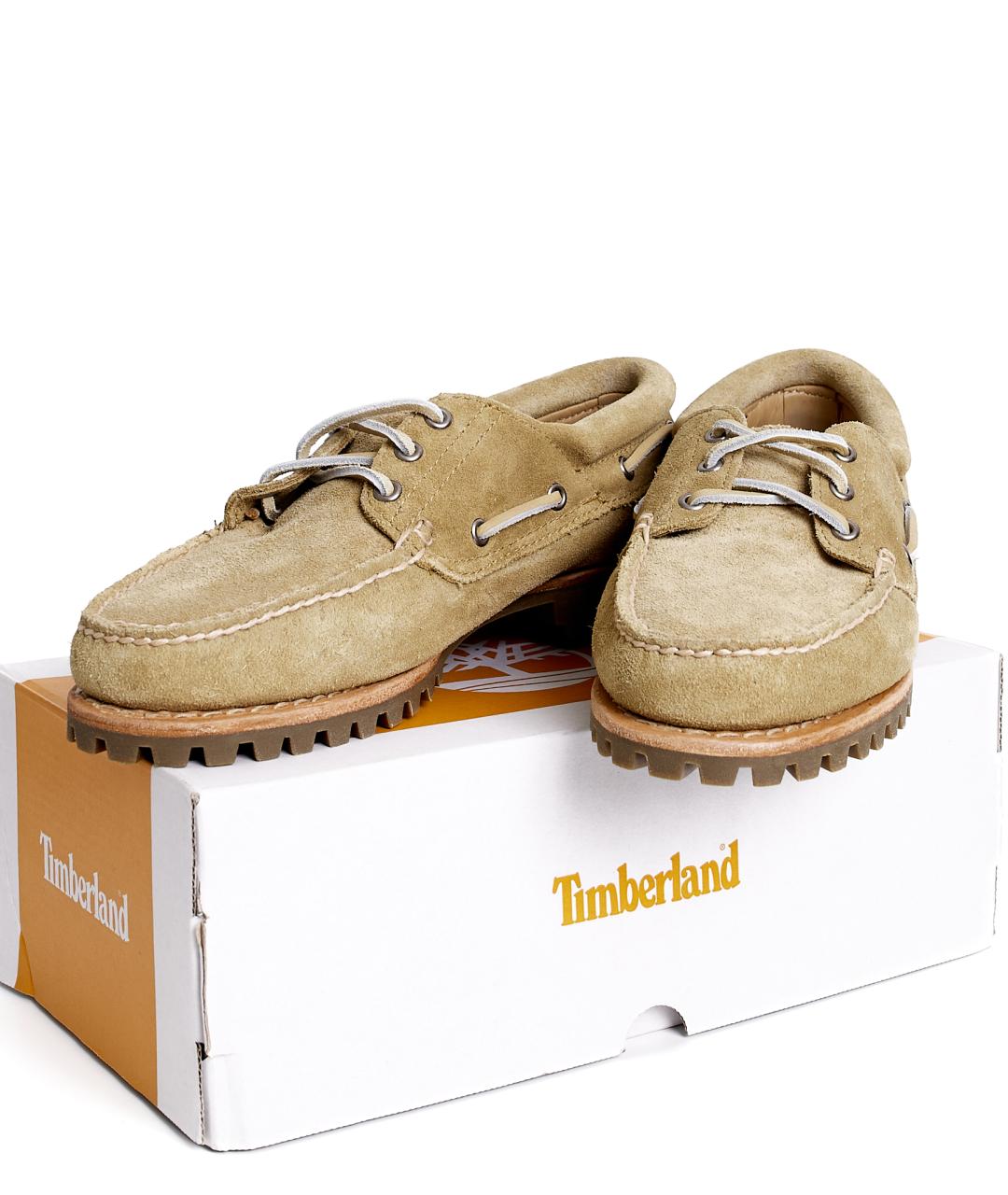 TIMBERLAND Коричневые замшевые ботинки, фото 5