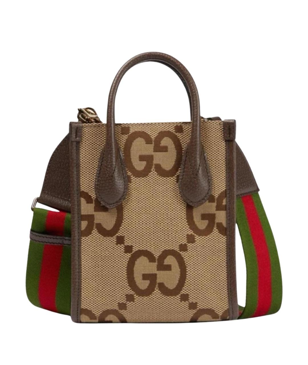 GUCCI Коричневая сумка через плечо, фото 1