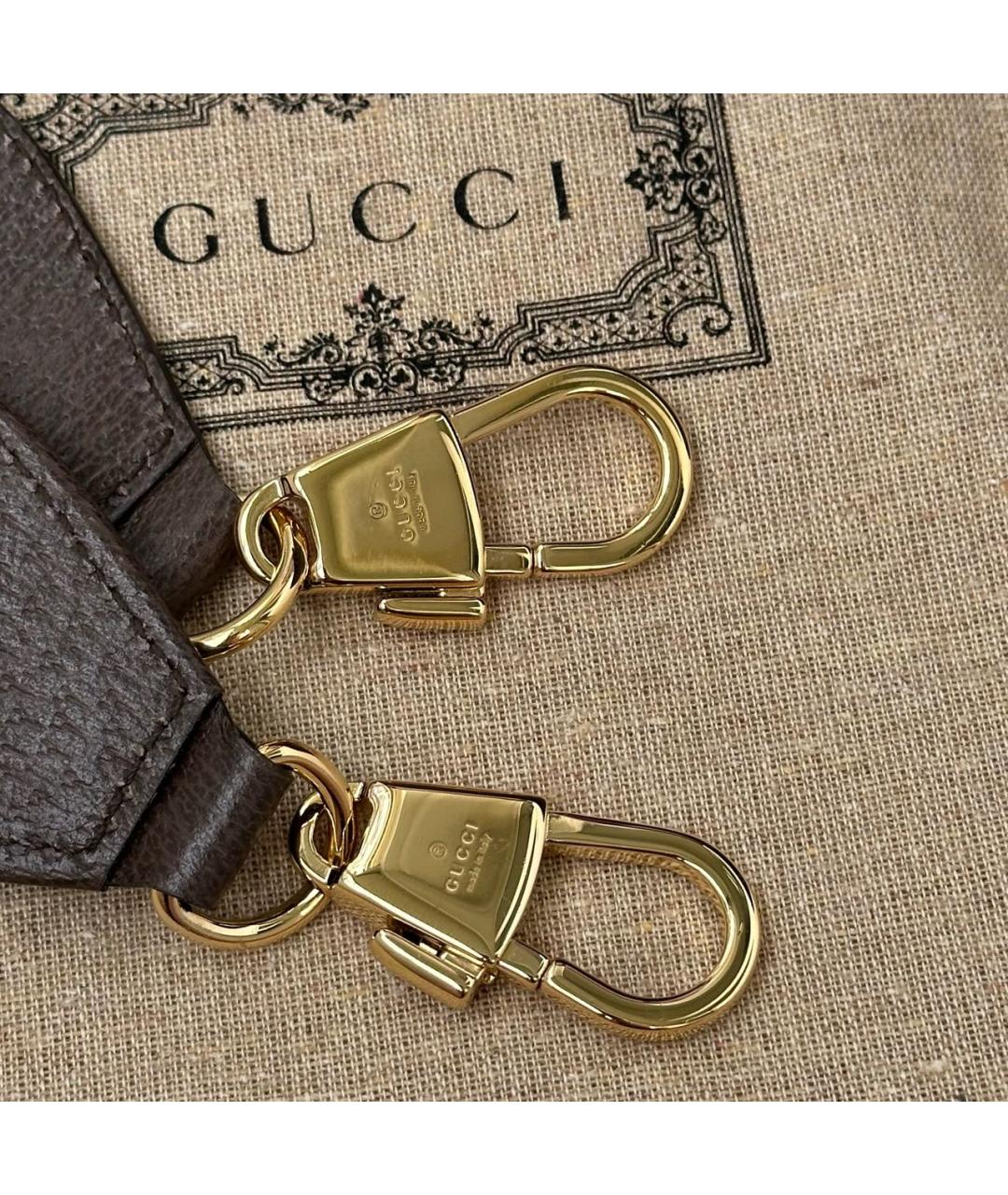 GUCCI Коричневая сумка через плечо, фото 5