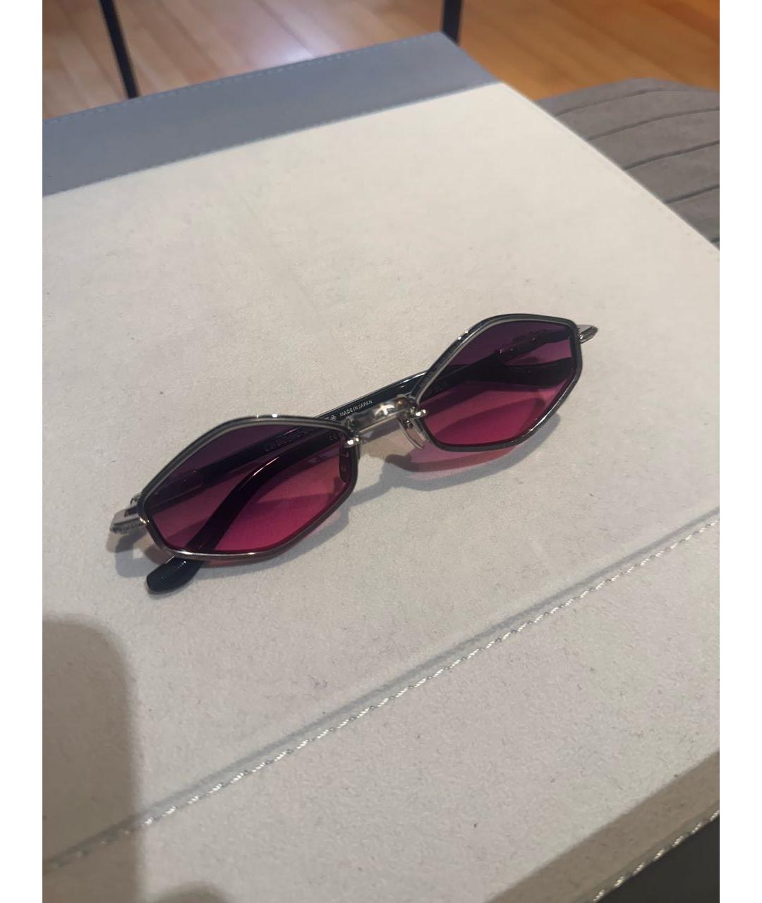 CHROME HEARTS Серебряные металлические солнцезащитные очки, фото 2