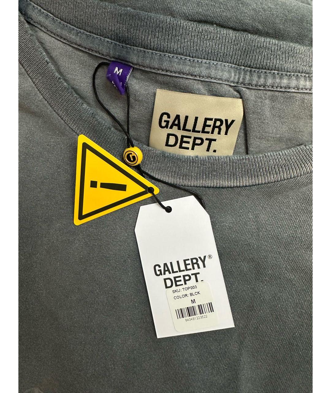 Gallery Dept Серая хлопковая футболка, фото 6