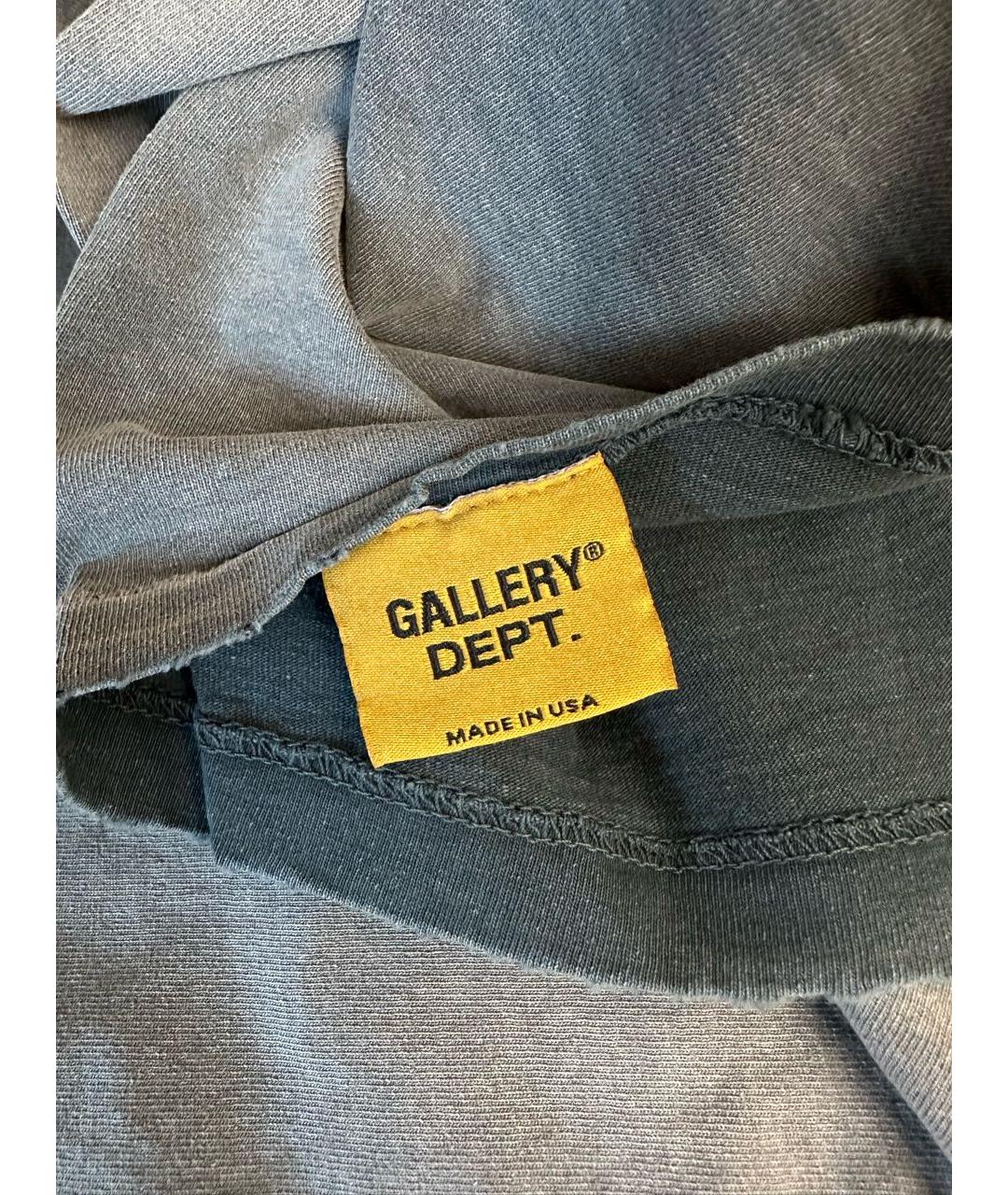Gallery Dept Серая хлопковая футболка, фото 4