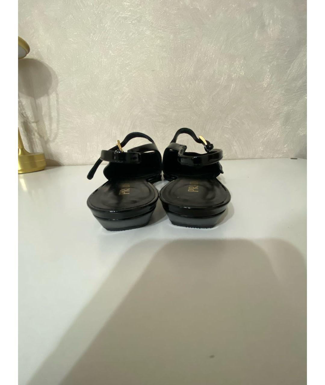 PRADA Черные туфли из лакированной кожи, фото 4