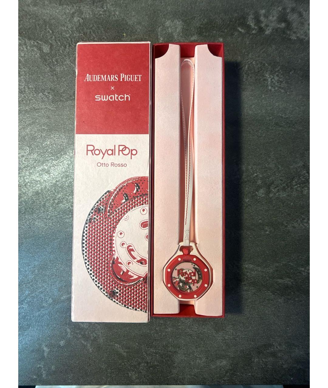 Swatch Красные часы, фото 6