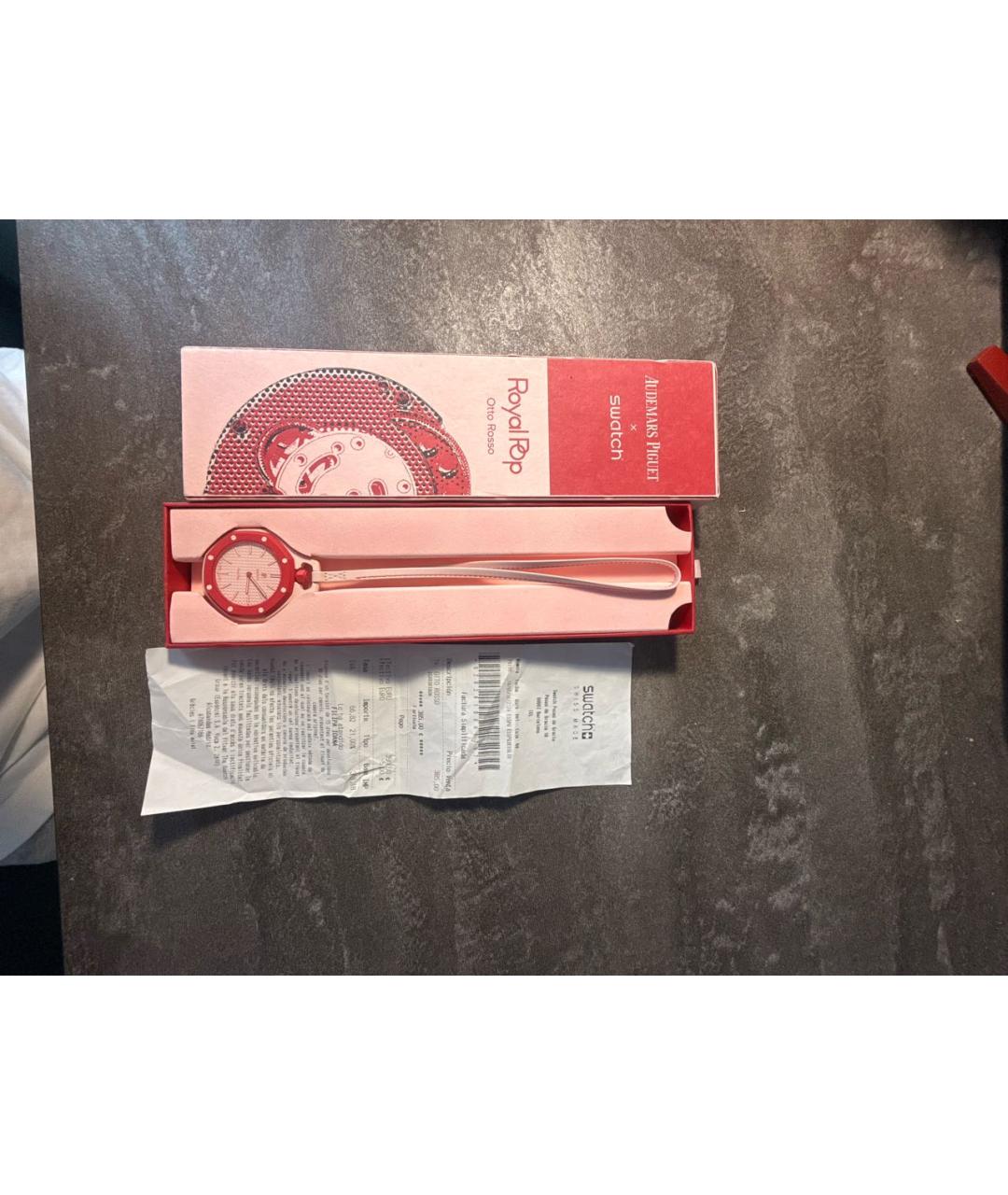 Swatch Красные часы, фото 4