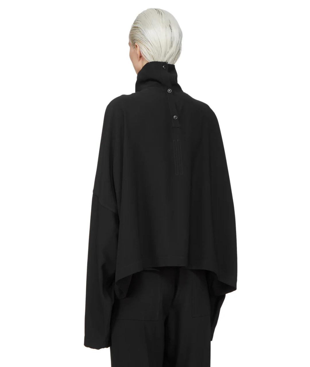 RICK OWENS Черный вискозный джемпер / свитер, фото 3
